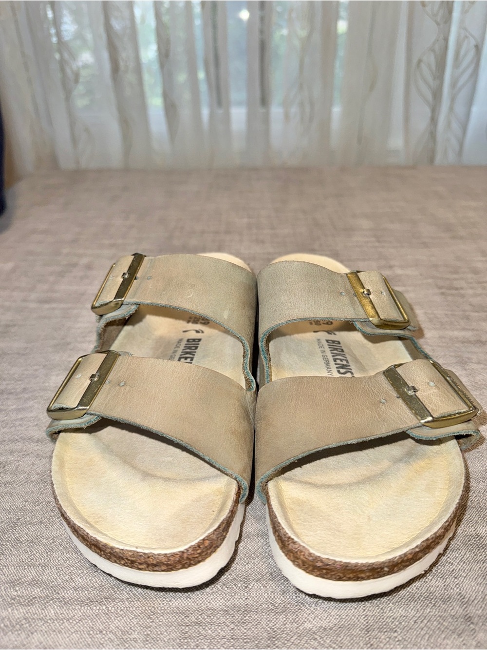 Birkenstock Arizona Leather Sandals EU 39 US 8 Regular - Picture 2 of 16